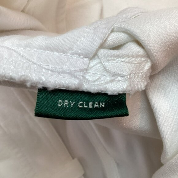 Lauren Ralph Lauren Womens 10 Straight Leg White Jeans - Picture 11 of 12